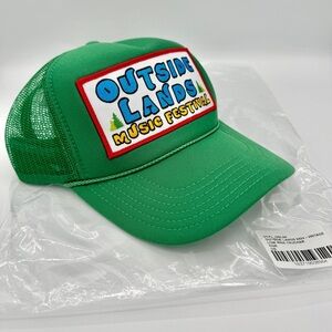 NWT Aviator Nation Outside Lands Trucker Hat in Green Forest Kelly